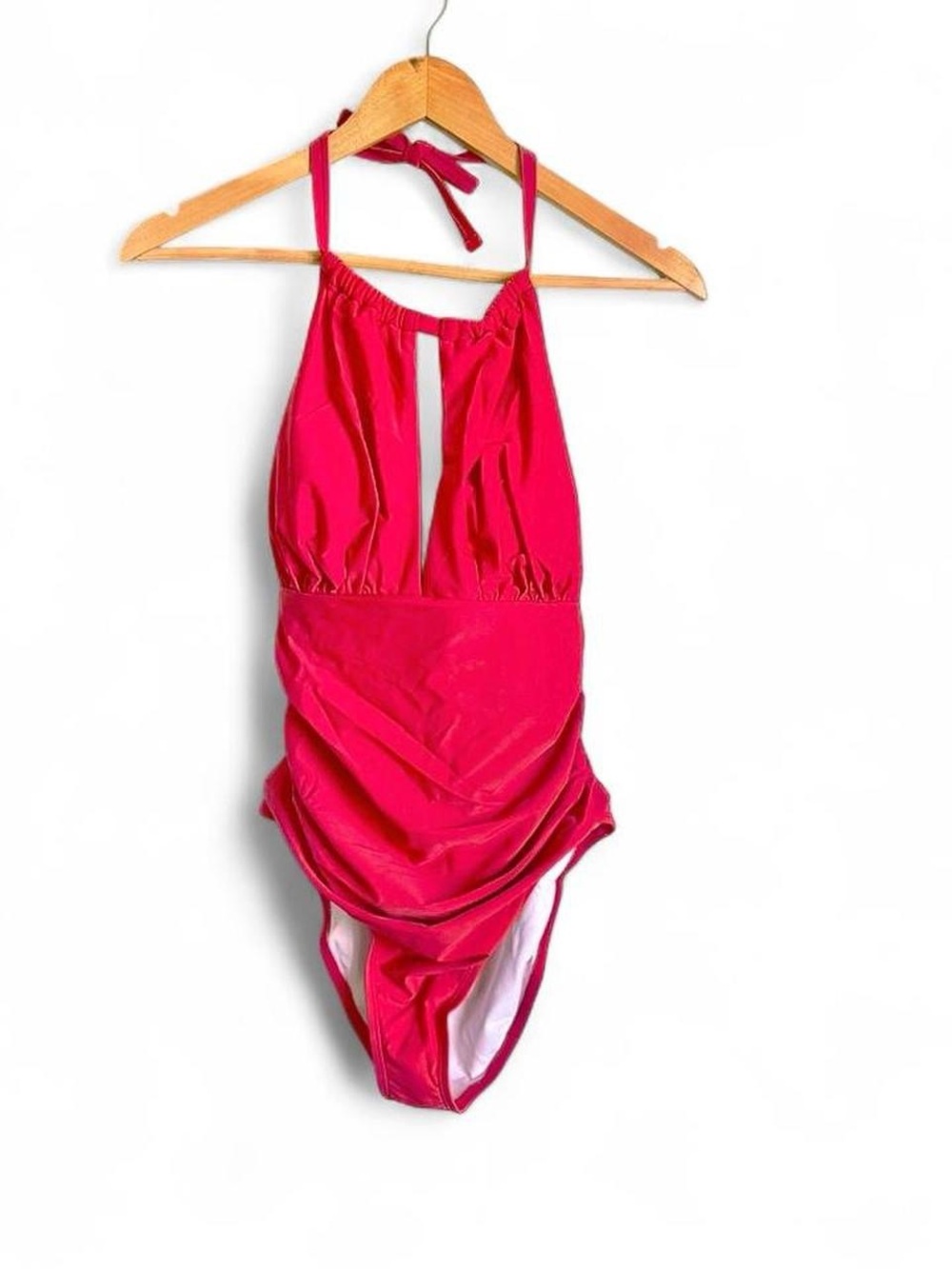 Cupshe Red Halter One-Piece Swimsuit